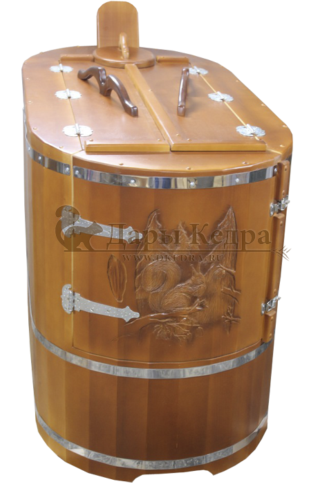 Кедровая бочка (фитобочка) «Сибирская белка»