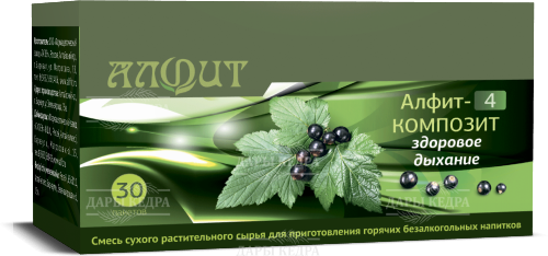 Фиточай «Алфит-4 Композит», здоровое дыхание